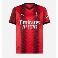 Pánský Fotbalový dres AC Milan Christian Pulisic #11 2023-24 Domácí Krátký Rukáv